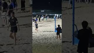 Korea beach and vollyball #koreatravel  #koreatour  #koreawalk