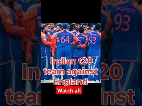 Indian t20 team against England 🙏#shorts #music #suryakumaryadav #cricket #viralshorts