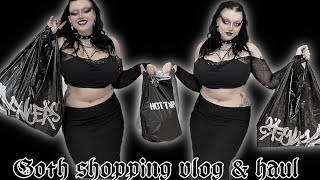 GOTH SHOPPING HAUL AND VLOG! (Hot Topic & Spencer’s!)