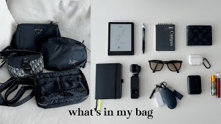 sub) What's in my bag 💼 l Everyday carry l journal, wallet, camera, EDC