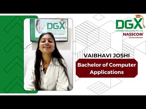 Check out DGX student's experience on IT training program | Vaibhavi Joshi