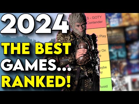 Every GAME I Played In 2024... RANKED! - Best Games in 2024 Tier List - (2024 Game Of The Year)