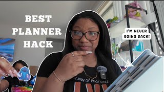 I'm NEVER going back! Best planner HACK | Must have planner & journaling supplies.