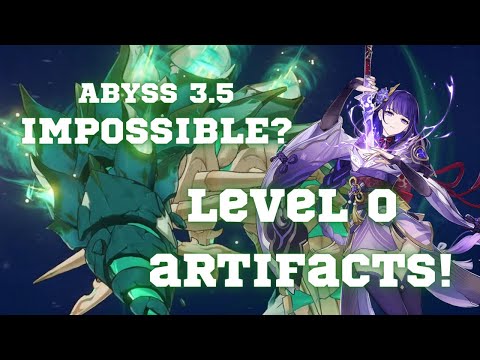 IMPOSSIBLE! 3.5 Abyss with level 0 artifacts! Wenut is so terrible!