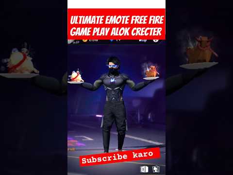 Ultimate Emote-free fire game-alok Lover