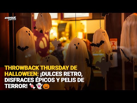 Throwback Thursday de Halloween: ¡Dulces Retro, Disfraces Épicos y Pelis de Terror! 🍬👻🎃