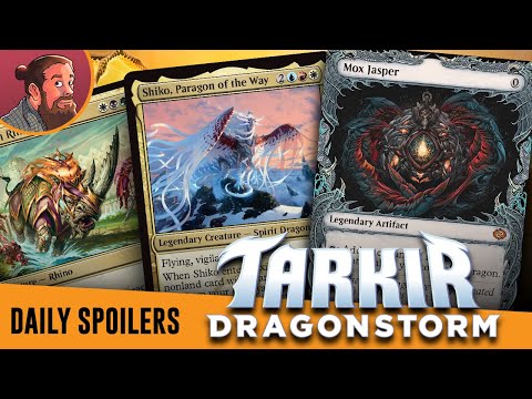 Baby Siege Rhino, New Mox and Spirits Dragons | Tarkir: Dragonstorm MTG Spoilers