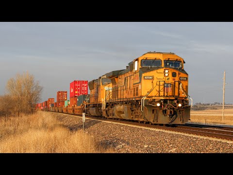 Last Of It's Kind! - UP 6706 Former C&NW 8804 Southwest, Dunlap, Iowa 3/7/2020