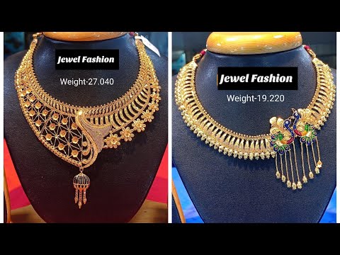 Light Weight Necklace Designs #goldchaindesigns #necklacedesign #necklacedesigns #goldnecklace