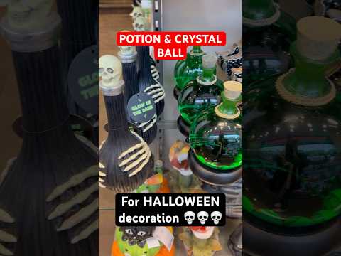 Potion and Crystal for your Halloween Vibes decoration. #shortsfeed #halloween #shorts