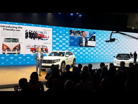 Volkswagen Revealed ID. Space Vizzion & Atlas Cross Sport @ LA Auto Show