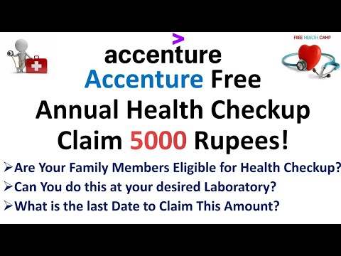 Accenture Annual Health Checkup | 5000 For Health Checkup from Accenture |Accenture Health Insurance