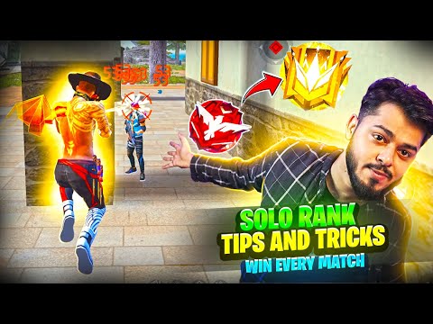 [SECRET] Solo Rank Push Tips and Tricks 👑 BR Rank Push Trick | Free Fire Rank Push Trick