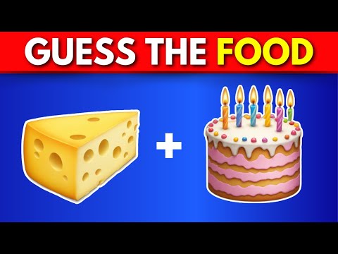 Guess The FOOD and DRINK By Emoji 🎂 Emoji Quiz