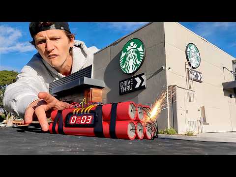 I Blew Up This Model Starbucks for a Movie Scene