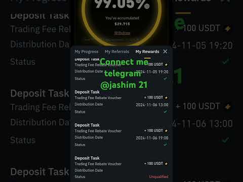 Free income 100 tk binance refer code verified account