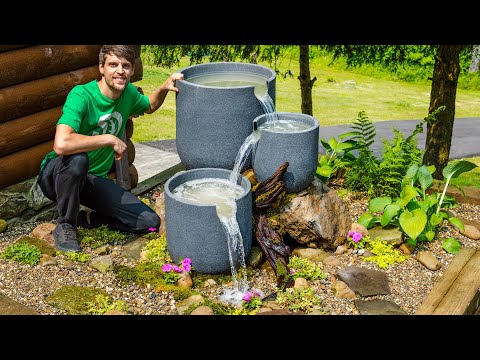 Vanishing Waterfalls Easy DIY Planter Pot Fountain