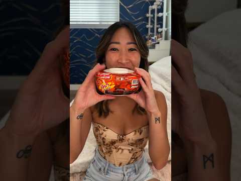 Trying the best instant ramen I’ve ever tried! #snacks #asmr #mukbang #ramen #noodles #foodreview