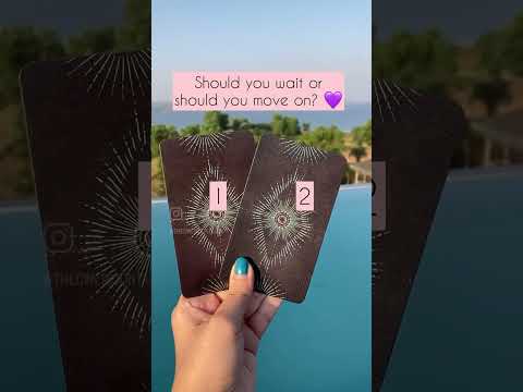 Tarot Reading: Should you wait or move on? #tarotreading #shorts #tarot #youtubeshorts