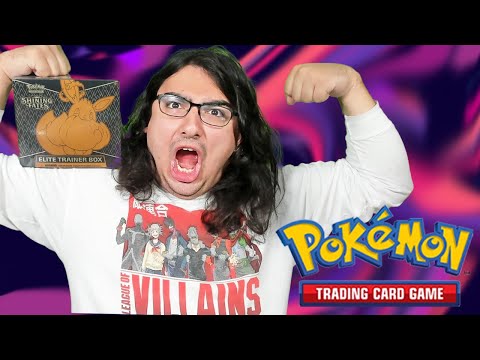 POWER OF THE FATES! Shining Fates Elite Trainer Box of Pokemon Cards!