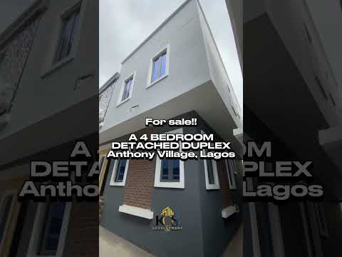 4 BEDROOM DUPLEX FOR SALE IN ANTHONY VILLAGE