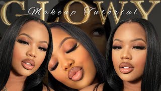 Glowy Goddess ⚜️ Natural Glam Makeup Tutorial | QUICK & EASY