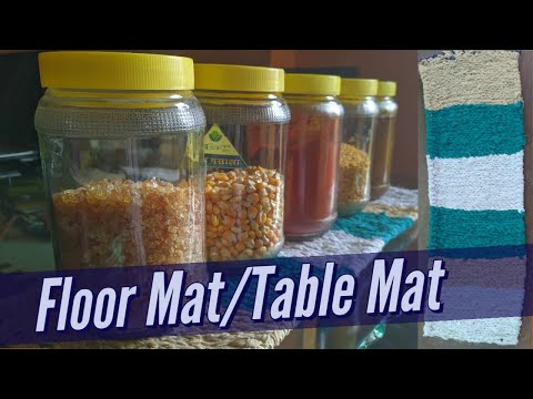 How to Make Table Mat /Floor Mat From Waste Clothes