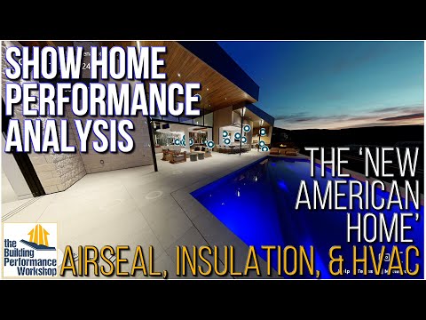 Home HVAC and Performance Analysis Demo: 2024 'New American Home' for Fancypants