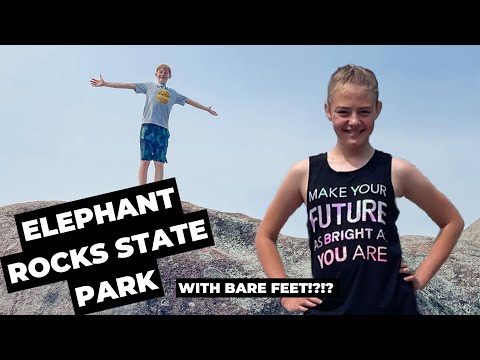 ELEPHANT ROCKS STATE PARK IN OUR BARE FEET!?!? | Missouri State Parks