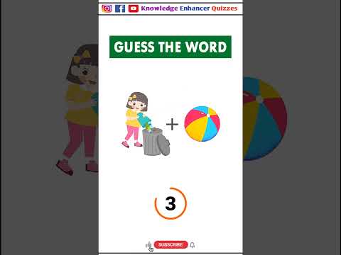 Guess the word by Emoji 🙄 #brainteasers #braintest #iqtest #intelligencetest #iq #shorts