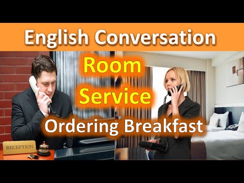 Hotel Room Service | English hotel conversation