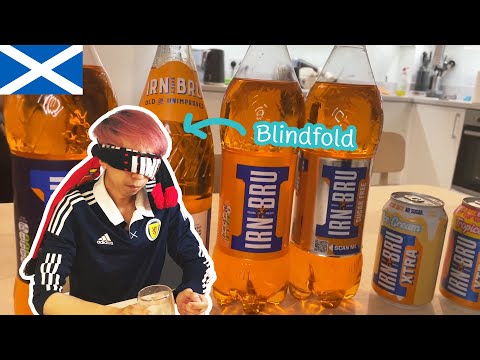 Thai guy try every SCOTTISH soft drink flavour | ลองกินน้ำอัดลมสก๊อตแลนด์ทุกรส !