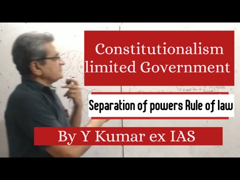 constitutionalism and Indian constitution #lmitedgovernment.#constitutionalism#separationofpowers