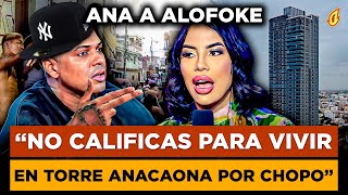 ANA CAROLINA RESPONDE A ALOFOKE LE SACA EXPEDIENTE “POR CHOPO VIVE ALQUILADO EN ANACAONA”