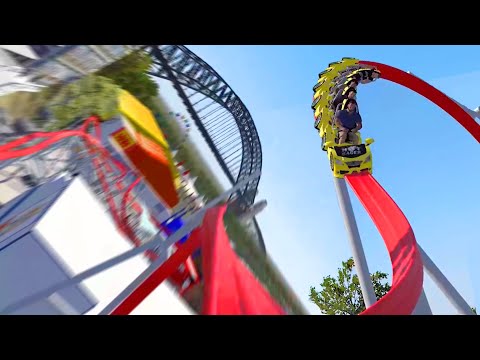 Big Dipper POV - Luna Park Sydney, Australia - Intamin Launched Single Rail Coaster Point of View