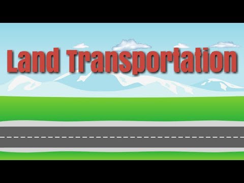 Modes of Transportation | Land Transportation | Social Studies for Kids | Kindergarten - Grade 1