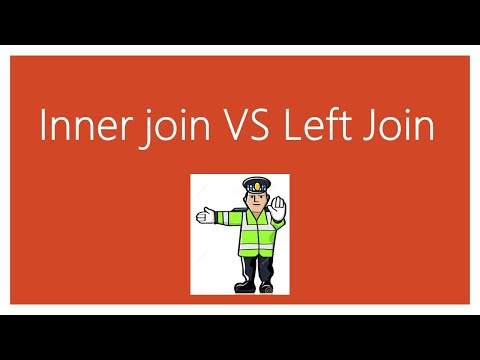 SQL Inner Join Vs Left Join