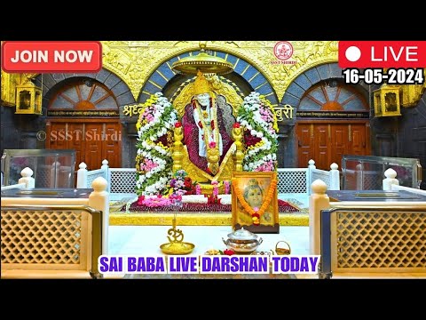 #Live :Sai Baba Live Darshan || Thursday || Saibaba || 16-05-2024