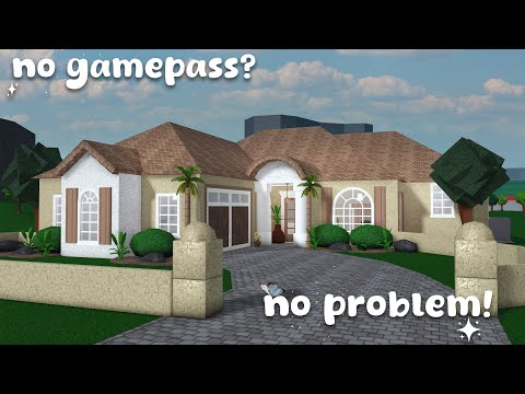 No gamepass mediterranean home | welcome to bloxburg