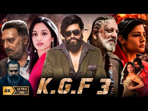 K.G.F Chapter 3 (2024) Full Movie In Hindi | Yash, Prabhas, Srinidhi, Prashanth N || Facts & review