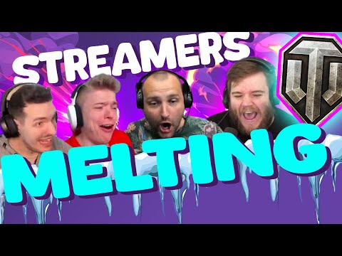 Streamers Melting in seconds - World of Tanks Funny Moments