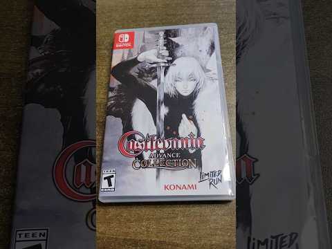 #CastlevaniaAdvanceCollection #Castlevania #CastlevaniaAriaOfSorrow #GBA #NintendoSwitch #Unboxing