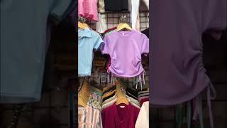 Sarojini nagar Market Delhi Tops Collection #youtubeshorts#shortvideo#sarojininagartop#delhiexplore#