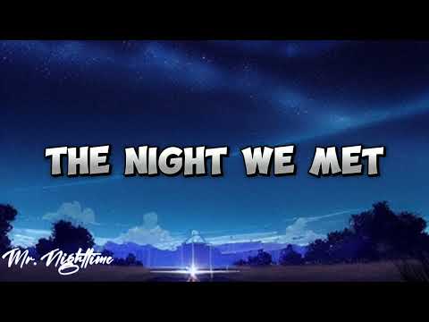 Lord Huron - The Night We Met (lyrics video)