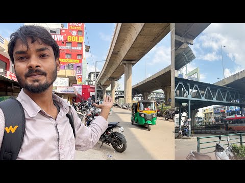 Dasarahalli Bangalore Tour | Dasarahalli Metro Station Bus Stand Red Light Area Market Flats Room Al