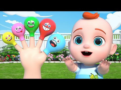 Finger Family Where Are You? - Balloon Finger Song For Kids | Leo Kids Songs