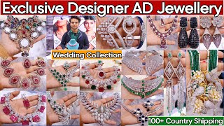 Latest Trending Celebrity Bridal AD Jewellery Collection 2025 | Unique AD Jewellery Luxury Designs