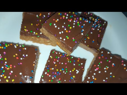 Peanut Butter Chocolate 🍫 Bars | Homemade Reese's Peanut Butter Cups