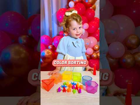 Color Sorting for Toddlers | Educational Videos for Toddlers #shorts