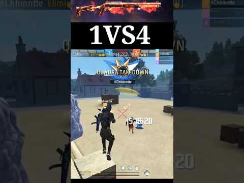 😲😲1vs4 CS Ranked Game | Free Fire India | Shorts Video | Free Fire India Game Play